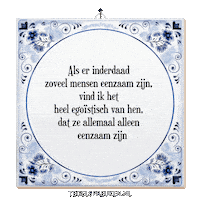 Wijsheid Spreuk Sticker by Tegelspreuken.nl