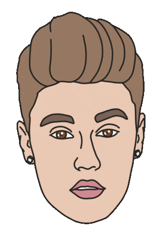 Justin Bieber Logo Sticker by Minitravolta
