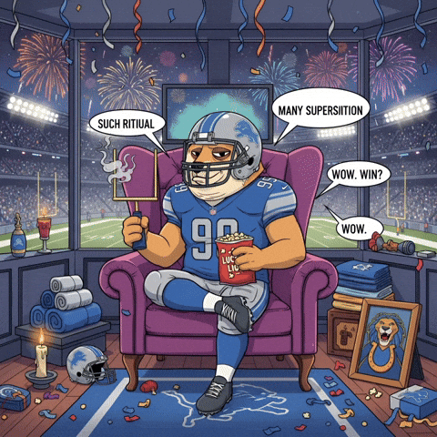 Detroit Lions Wow GIF by Doge Pound