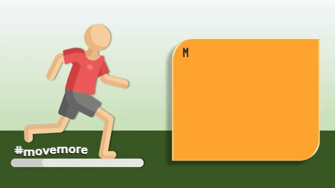 walking movemore GIF