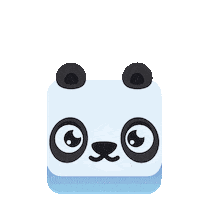 Sick Panda Bear Sticker by Blooket