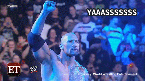 the rock yas GIF by Yosub Kim, Content Strategy Director