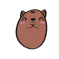 Happy Wombat Sticker