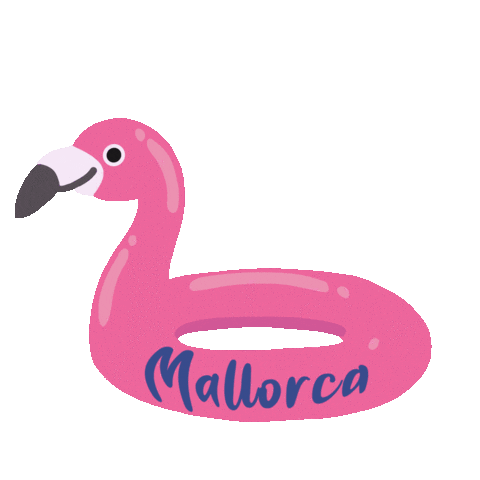 Palma De Mallorca Flamingo Sticker by 180gradsalon