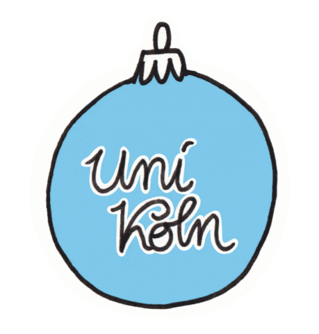 Christmas Cologne Sticker by Universität zu Köln