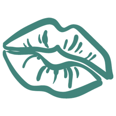 Lips Kiss Sticker by Alexandra Five