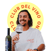 Club Del Vino Sticker by PeckhamCellars