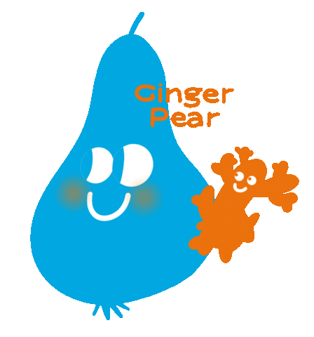 Ginger Pear Sticker by Classysoda