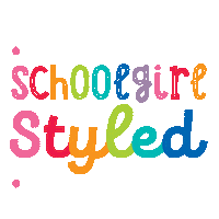 Rainbow School Sticker by Schoolgirl Style