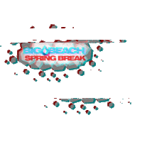 Spring Crystaltours Sticker by zrce.eu