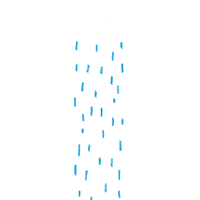 Rain Effects Sticker by Originals