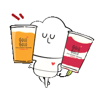 GuluGulu party kiss coffee hug Sticker