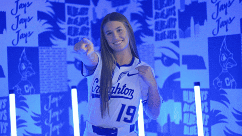 Creighton Bluejays Softball GIF by Creighton University Athletics
