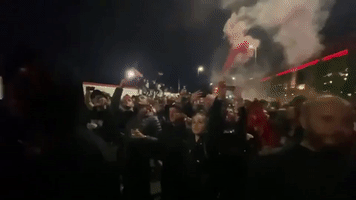Liverpool Fans Celebrate 