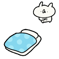 usagi_teikoku goodnight sleeping うさぎ おやすみ Sticker