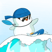 Labor Day Beach GIF by Pudgy Penguins