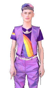 ZiggyKrassenberg happy dance rainbow ziggy Sticker