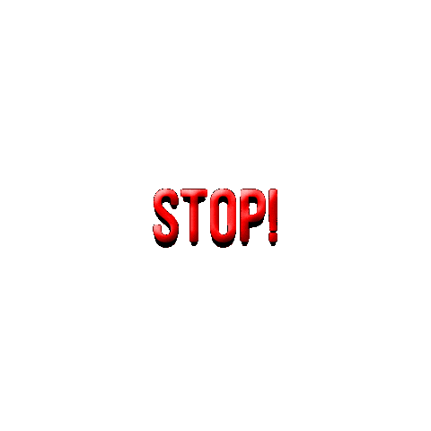 stop it turn around Sticker by Dr. Donna Thomas Rodgers