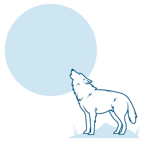 White Wolf Magic Sticker