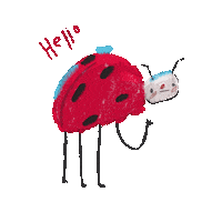 Greetings Hello Sticker