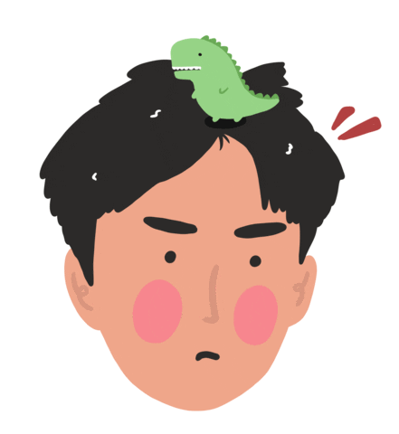 Angry Sticker by Patricia Tjandra