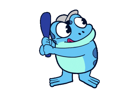 Play Ball Baseball Sticker by Croakey