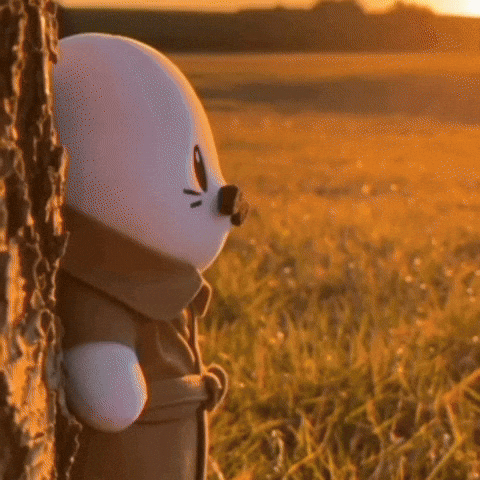 Suspicious I See You GIF by Sappy Seals