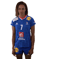 Allison Pineau Ffhandball Sticker by Fédération Française de Handball