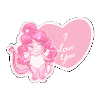 I Love You Angel Sticker