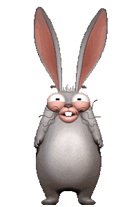 Bunny Intimidate Sticker