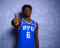 Byu Basketball Block GIF by BYU Cougars