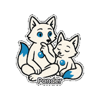 Mood Ponder Sticker