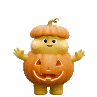 Trick Or Treat Halloween Sticker by Butter baby