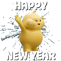 Excited New Years Sticker by Butter baby