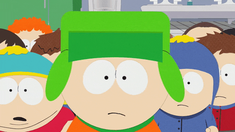 eric cartman shock GIF by South Park 