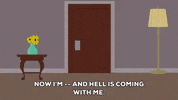 butters stotch kick GIF by South Park 