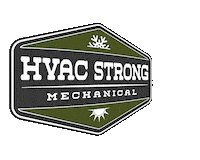 HVACStrong logo strong hvac hvacstrong Sticker