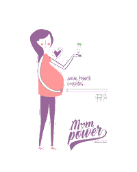 mom mompower Sticker by MOMTOMOM