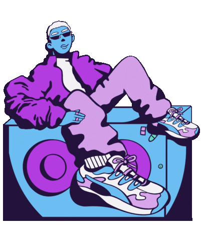 Party Speaker Sticker by akrobatdesign
