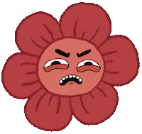 Angry Face Sticker by Alyssa De Asis
