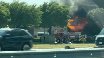 Fire Breaks out at Hotel Near Dallas Fort Worth International Airport