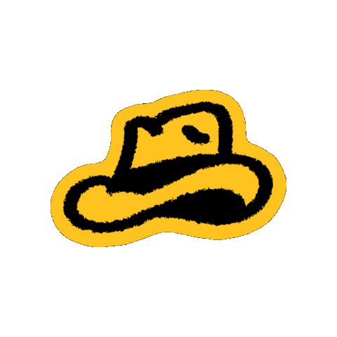 Cowboy Hat Sticker by SecretMediaNetwork