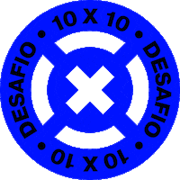 desafio10x10 purpose 10x10 jornadax desafio10x10 Sticker