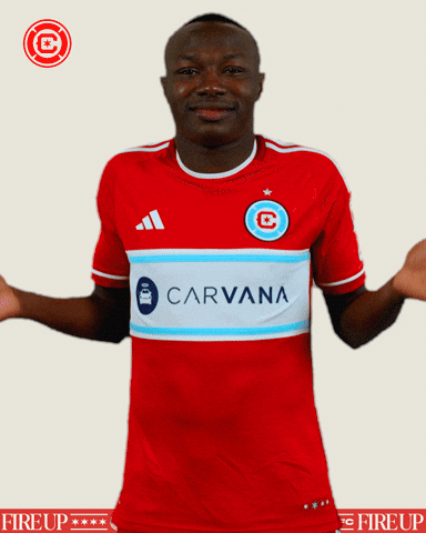 Chicago Fire Shrug GIF by Chicago Fire Football Club