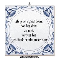 Focus Wijsheid Sticker by Tegelspreuken.nl