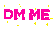 Dm Me Double Down Sticker by Alex Beadon