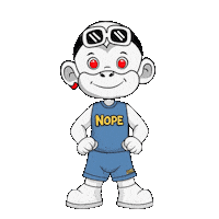 Not Happening No Way Sticker by Zhot Shop