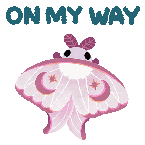 Comming On My Way Sticker by pikaole