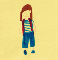 post it note school girl GIF by Mia Page