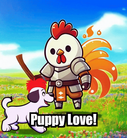Happy Puppy Love GIF by Zorooster